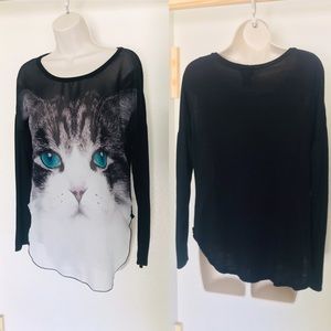 Long sleeve Kitty Tee